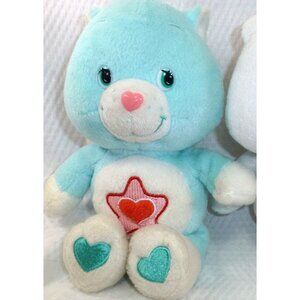 VTG Care Bears Cousins Proud Heart Cat 2003 Plush Stuffed Toy
